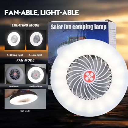 fan solar lights